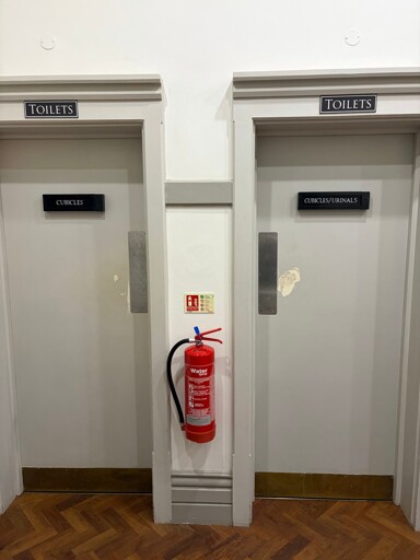 Properly labeled toilets. 🖕gender